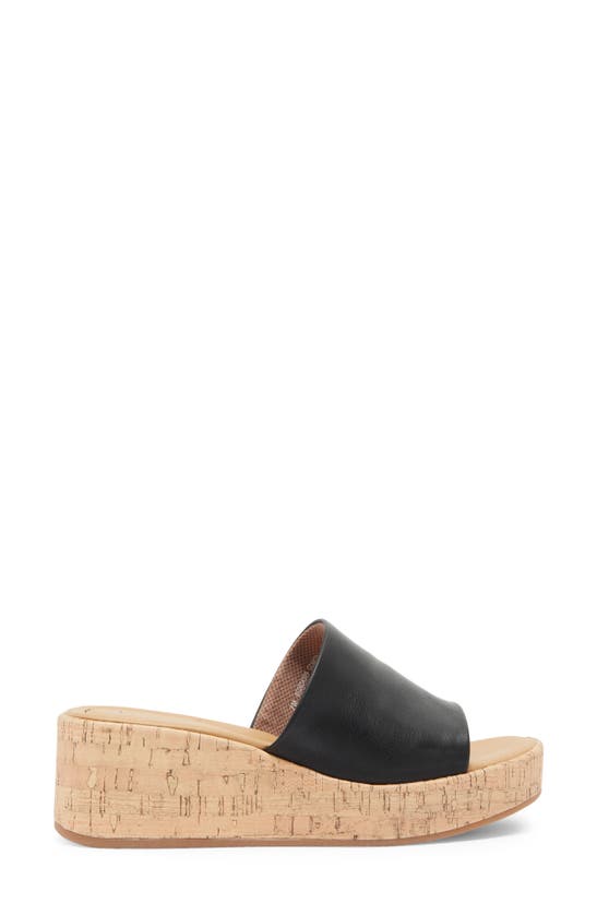 B O C Savia Platform Wedge Sandal In Black