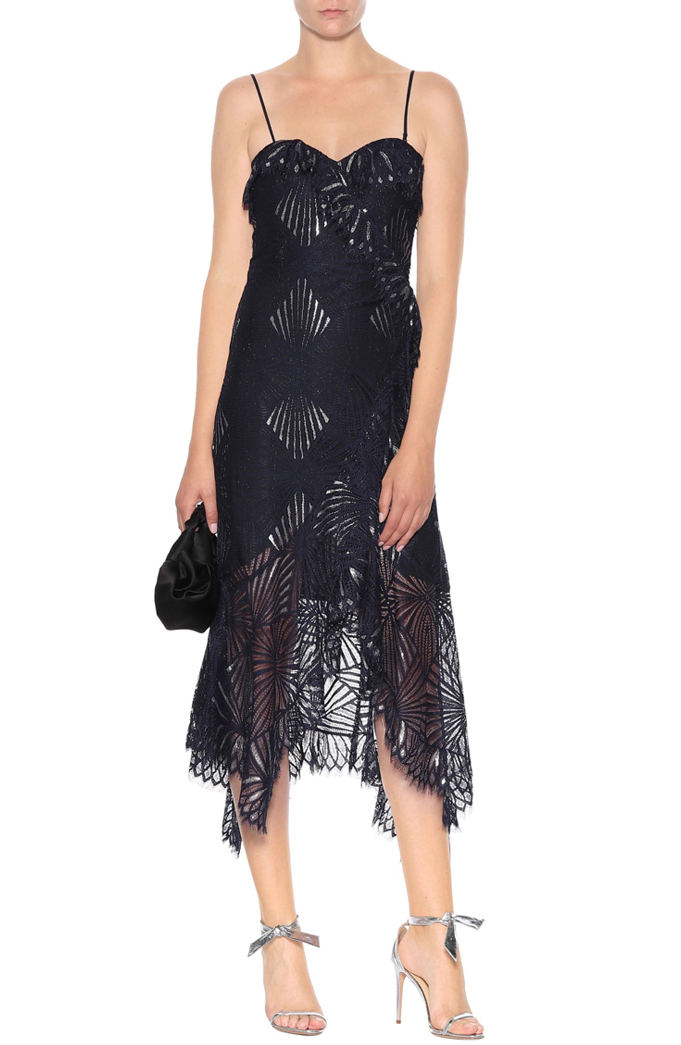 Bardot Melinda Sleeveless Lace Midi Dress, Black