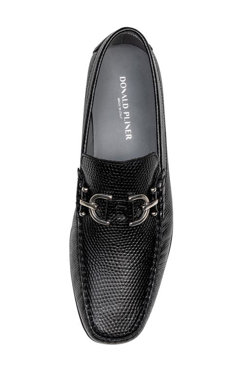 Donald Pliner Dacio Bit Loafer In Black