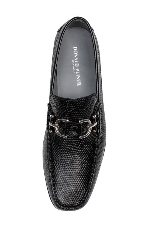 Shop Donald Pliner Dacio Bit Loafer In Black