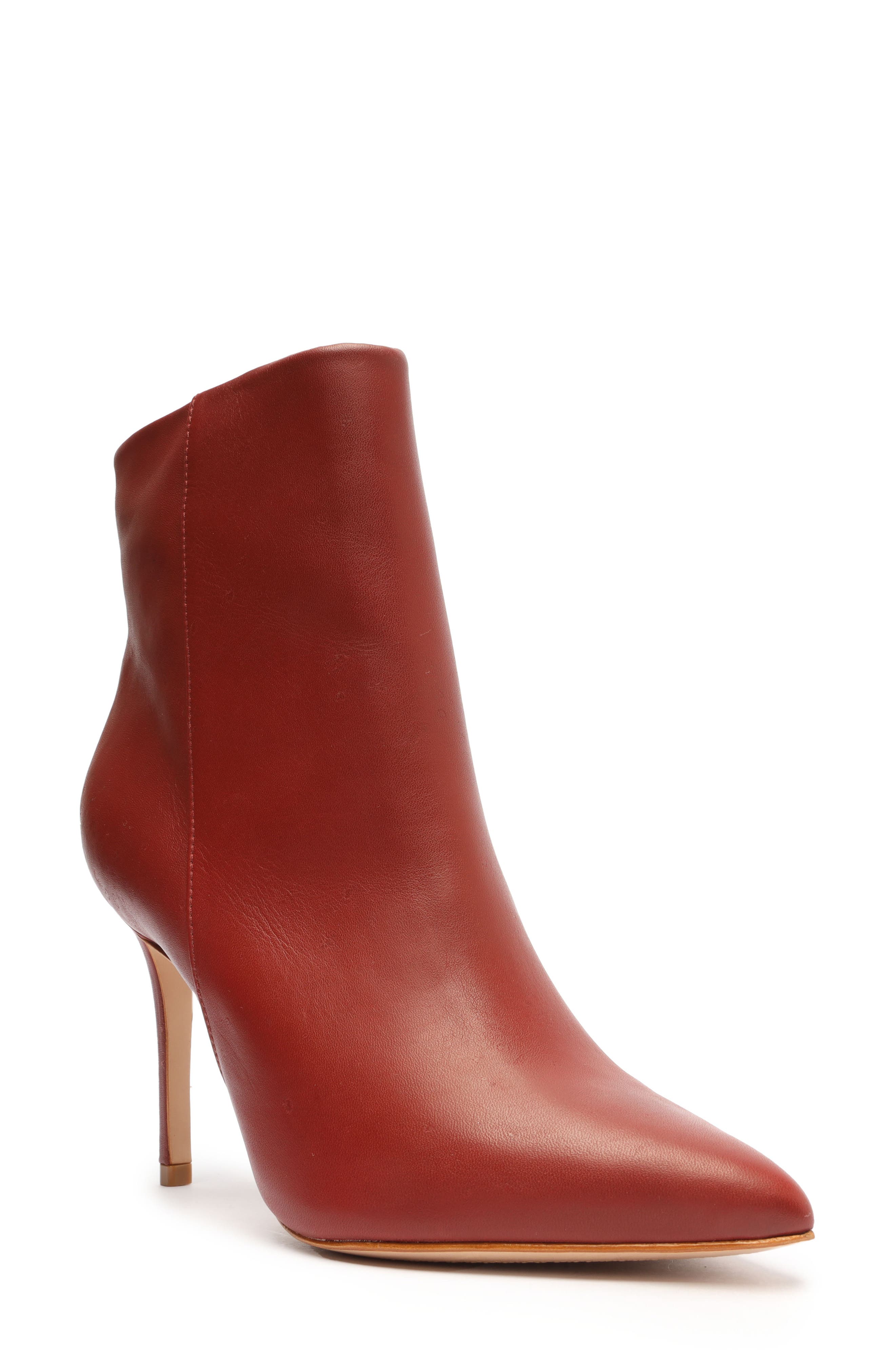 cute red ankle boots