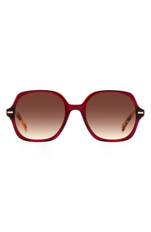 Carolina Herrera 55mm Square Sunglasses In Brown