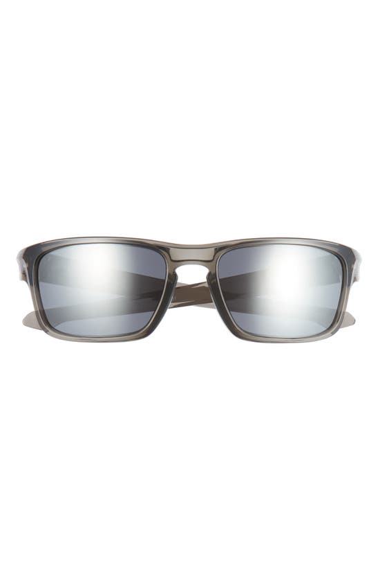 Oakley 56mm Polarized Square Sunglasses In Matte Black / Tort