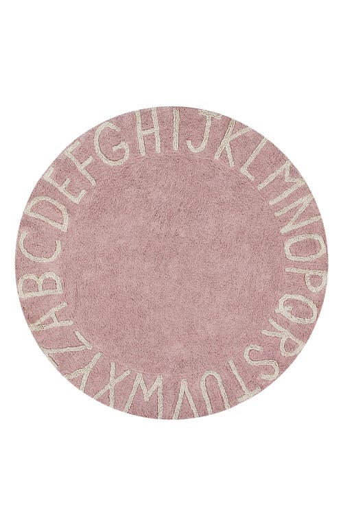 Lorena Canals A to Z Rug in Round Vintage Nude at Nordstrom