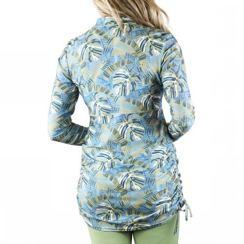 Uv Skinz Convertible Swim Shirtdress In Tahoe Tropical