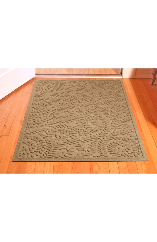 Shop Bungalow Flooring Waterhog Boxwood Floor Mat In Camel