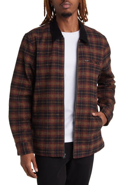 Ryan Zip Front Flannel Shirt