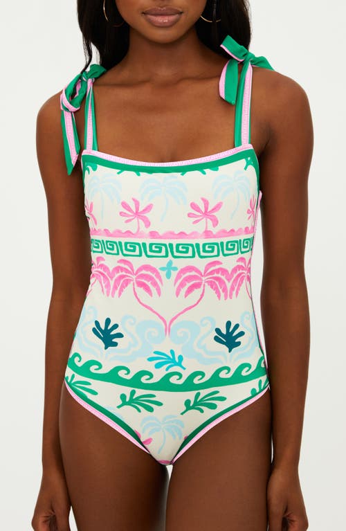 Beach Riot Shona One-piece Swimsuit In Tropical Palm