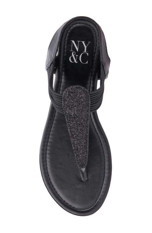 NEW YORK AND COMPANY NEW YORK AND COMPANY FREYA T-STRAP FLAT SANDAL