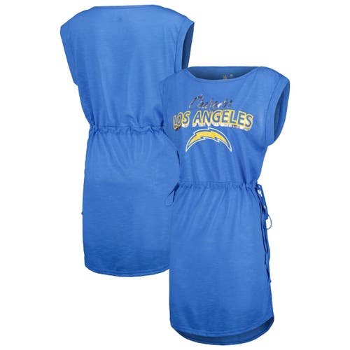 Women's G-III 4Her by Carl Banks Powder Blue Los Angeles Chargers G.O.A.T. Swimsuit Cover-Up