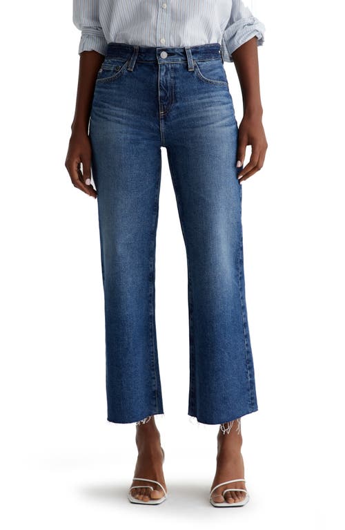 AG Saige Stretch Raw Hem Crop Wide Leg Jeans 13 Years Cruise at Nordstrom,
