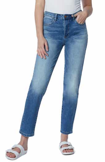 pensum Strålende Port HINT OF BLU High Waist Relaxed Crop Straight Leg Jeans | Nordstrom