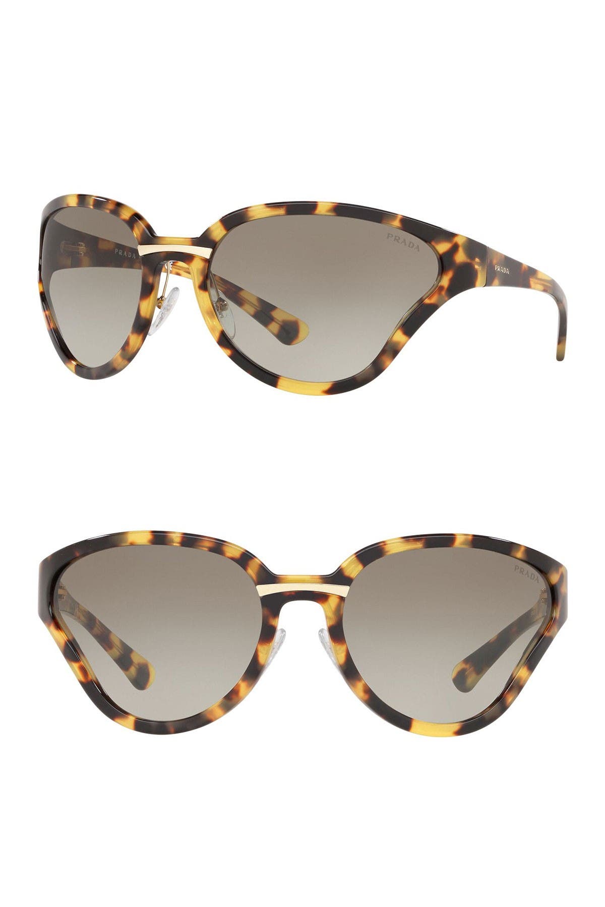 prada cat eye 68mm sunglasses