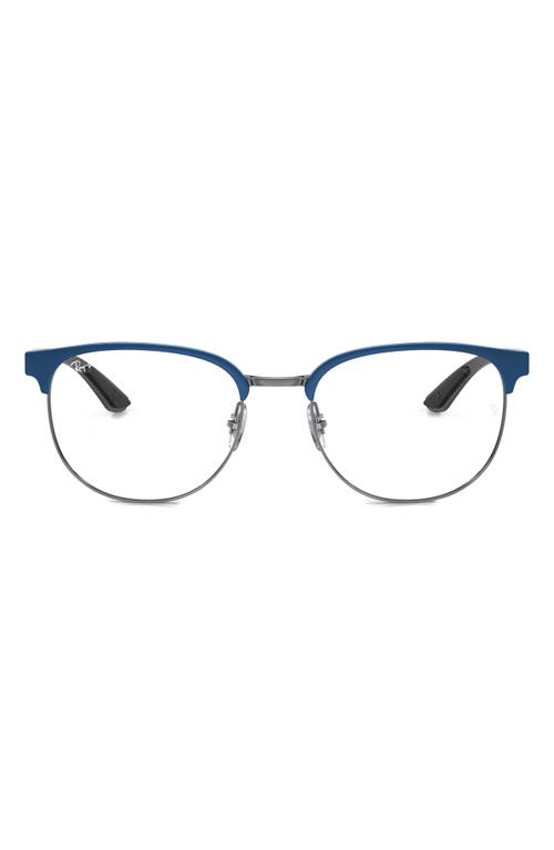 Ray-Ban 52mm Irregular Optical Glasses in Gunmetal at Nordstrom