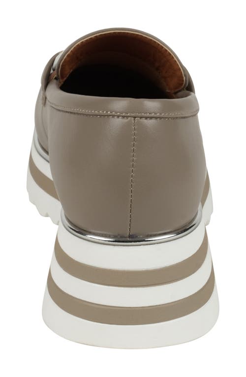 Good Choice New York Geneva Platform Loafer In Taupe