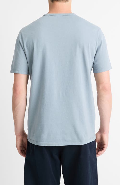 Shop Vince Solid T-shirt In Washed Blue Spruce