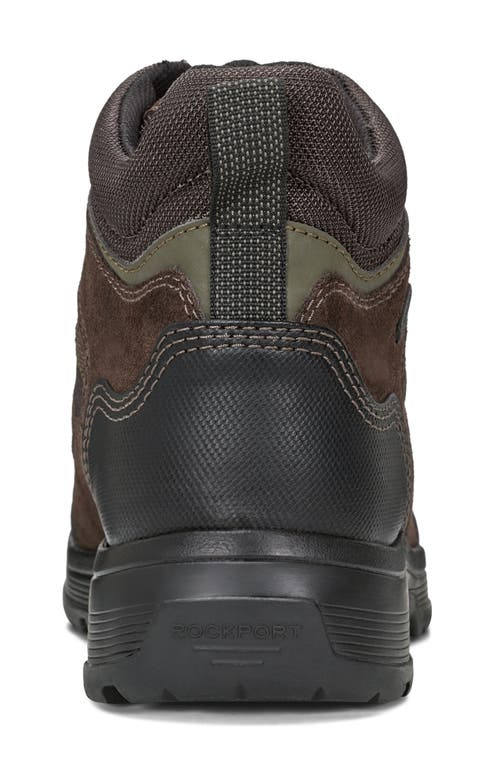 Shop Rockport Ronan Waterproof Sneaker In Dark Brown