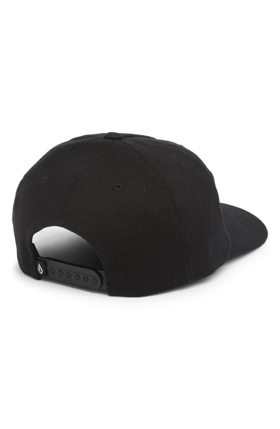Shop Volcom Ray Stone Twill Baseball Cap In Black
