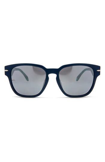 Mita Sustainable Eyewear Key West 55mm Square Sunglasses In Blue