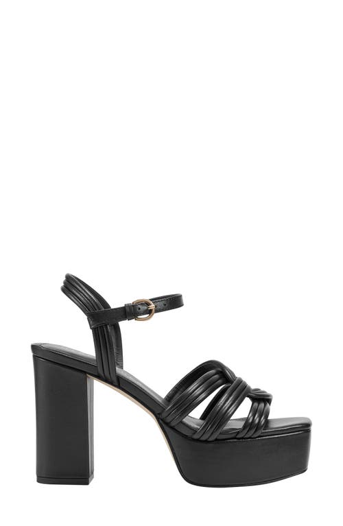Marc Fisher Ltd Chesse Platform Sandal In Black