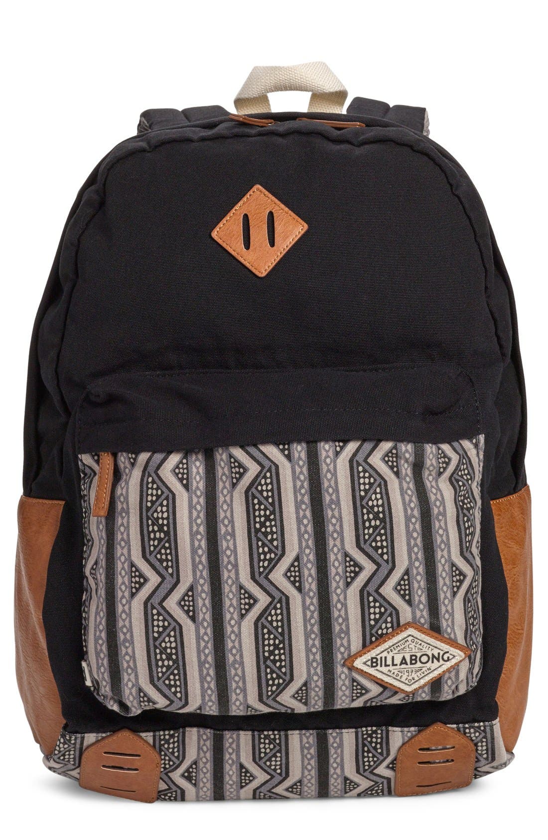 billabong canvas backpack