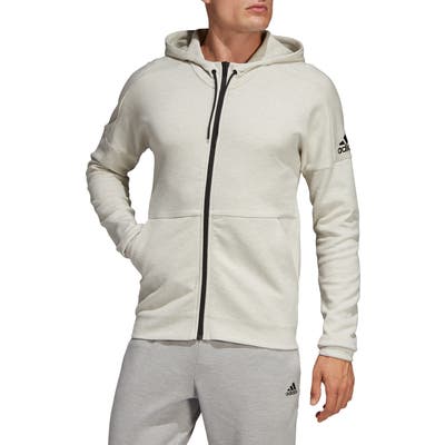 Adidas Id Stadium Zip Hoodie, White