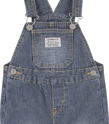 Levi's sales striped overalls