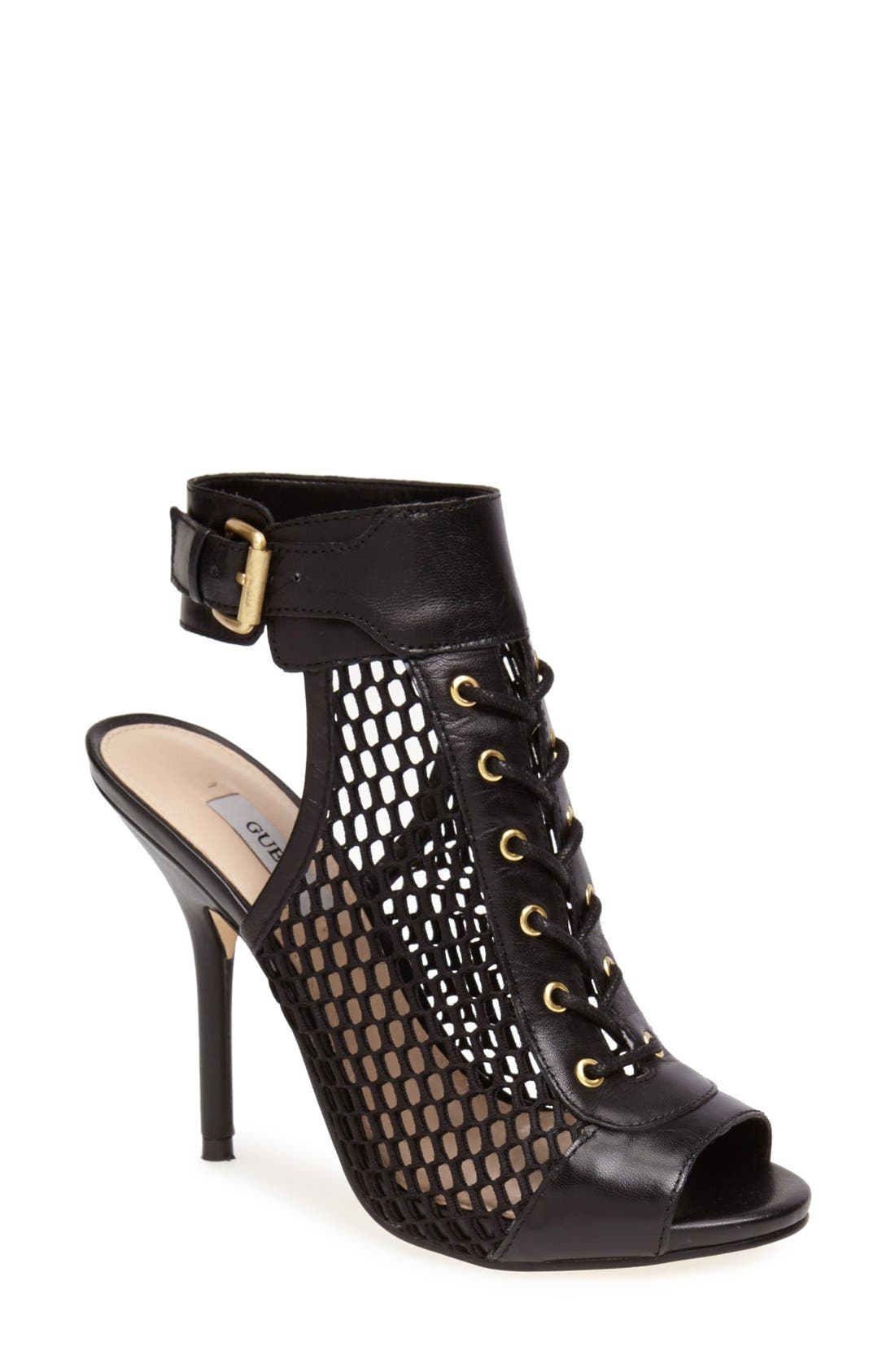 GUESS 'Kalli' Mesh Bootie Sandal (Women) Nordstrom