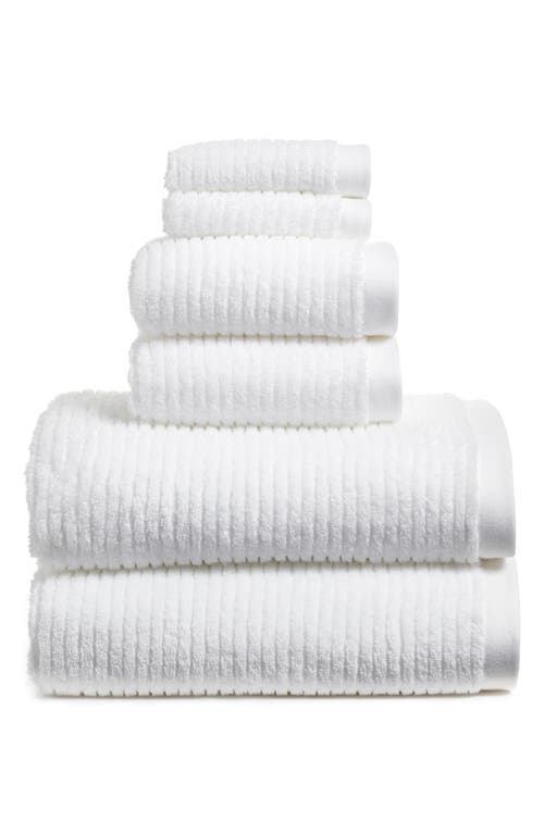 Shop Nordstrom 6-piece Hydro Organic Cotton Blend Bath Towel, Hand Towel & Washcloth Set In White