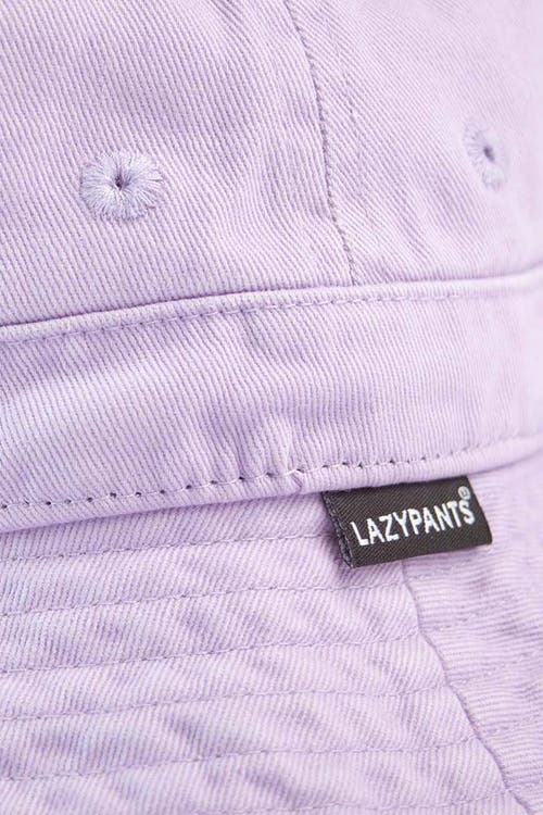 Shop Lazypants Lazy Twill Bucket Hat In Orchid