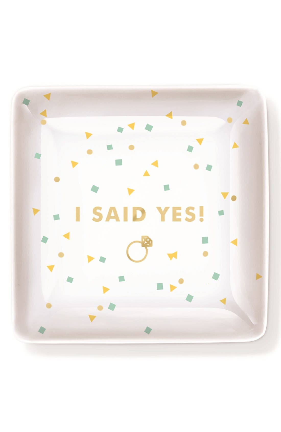 Fringe Studio 'I Said Yes!' Porcelain Trinket Tray Nordstrom