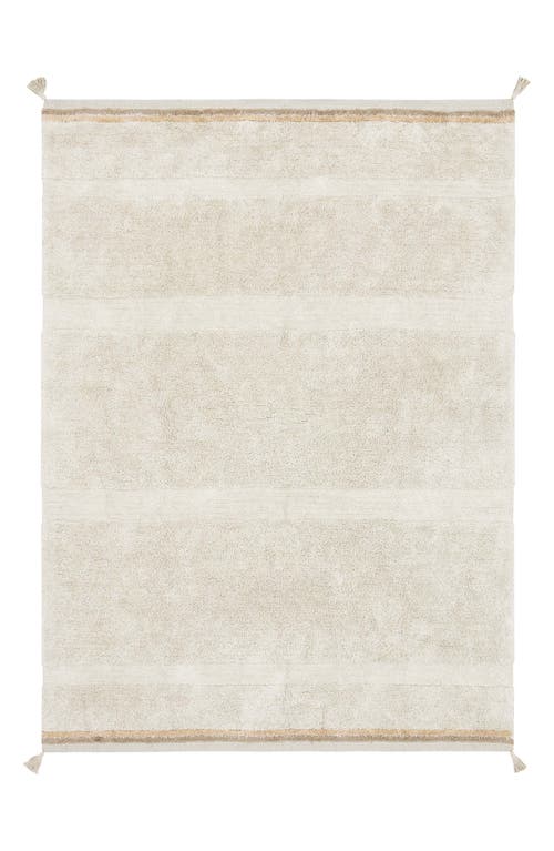 Lorena Canals Bloom Washable Rug in Natural at Nordstrom