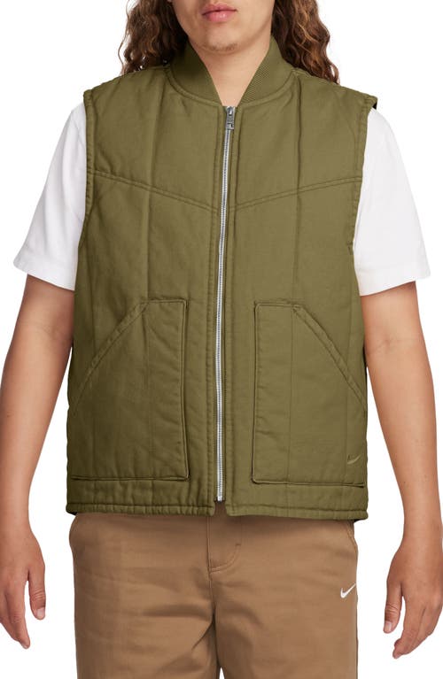 Nike Life Padded Work Vest In Pacific Moss/pacific Moss