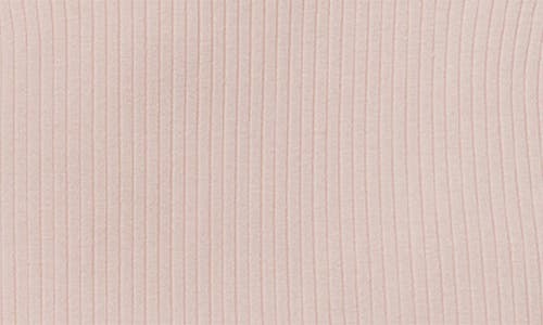 Shop Mori Fitted Two-piece Rib Short Pajamas In Blush