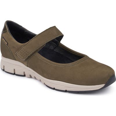 Mephisto Yelina Mary Jane Flat- Brown
