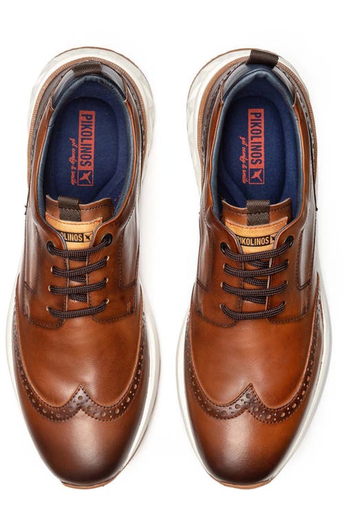 Shop Pikolinos Aranda Wingtip Derby Sneaker In Cuero