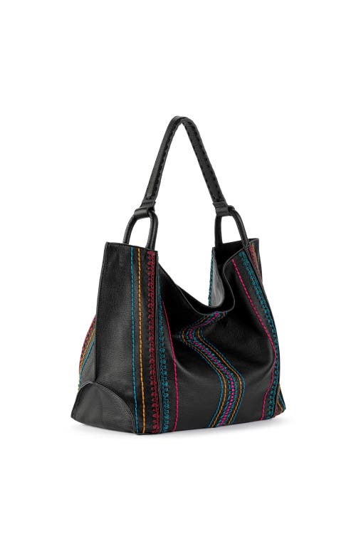 Shop The Sak Los Feliz Large Tote Bag In Black Multi Seminyak