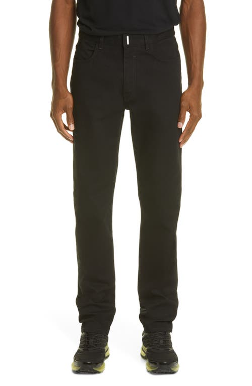 Givenchy Slim Fit Stretch Jeans Black at Nordstrom,