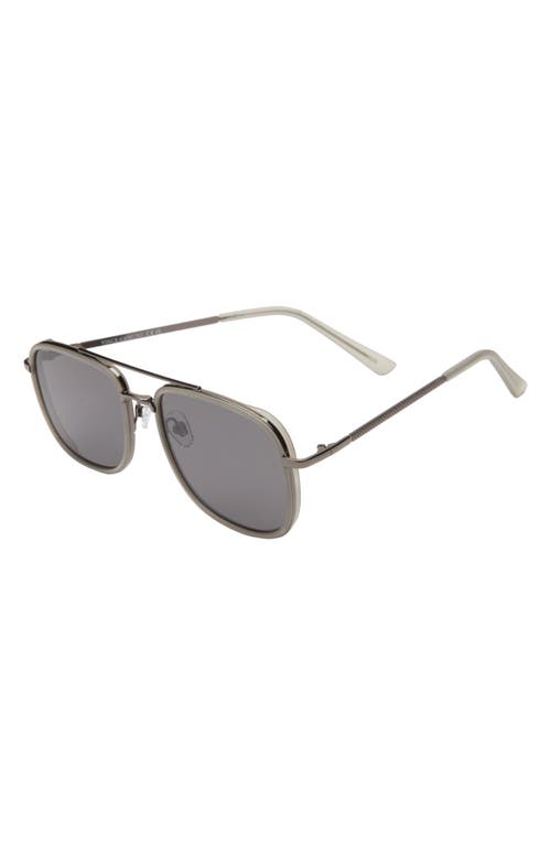 Shop Vince Camuto 54mm Navigator Sunglasses In Grey/gunmetal