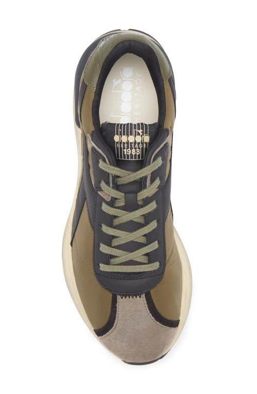 Diadora Gender Inclusive Mercury Elite Water Resistant Sneaker In Beech Green