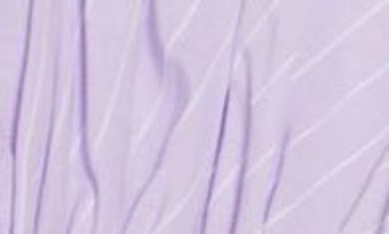 Shop Freshman Pinstripe Corset Top In Light Purple Stripe