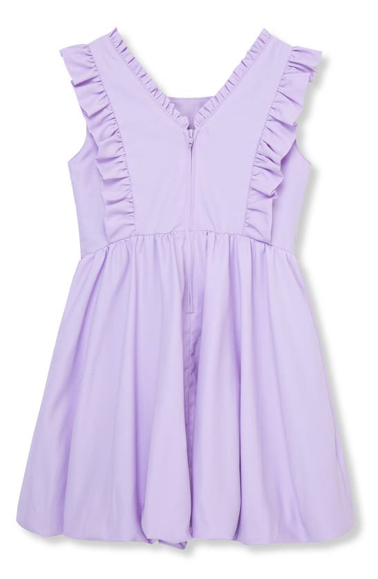 Shop Habitual Kids' Bubble Hem Dress In Lilac