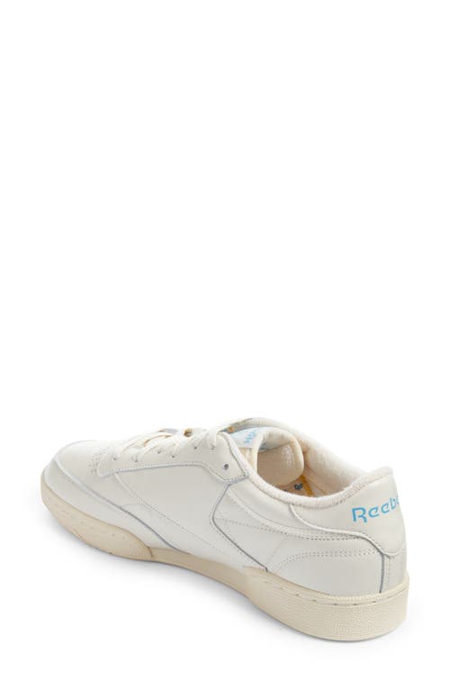 Shop Reebok Club C 85 Vintage Sneaker In Chalk/alabaster/essential Bl