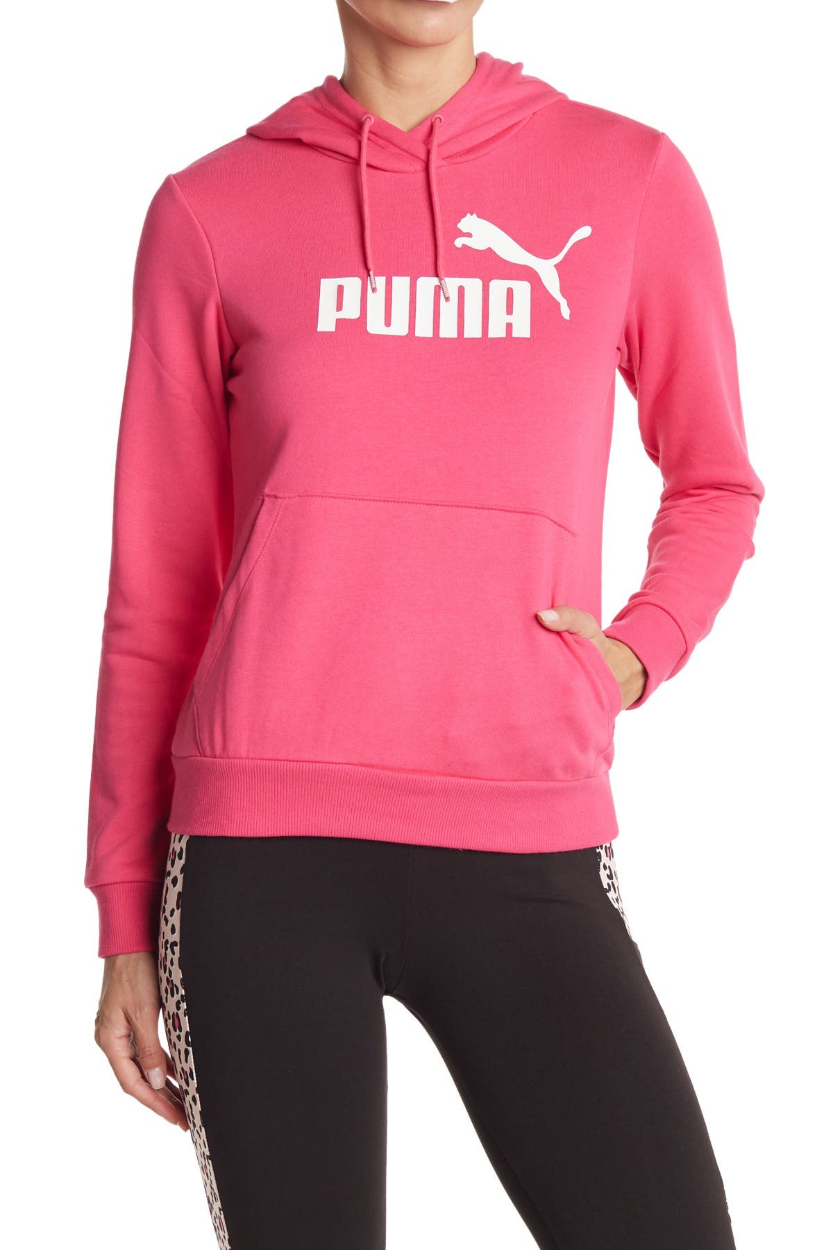 puma essential logo hoodie