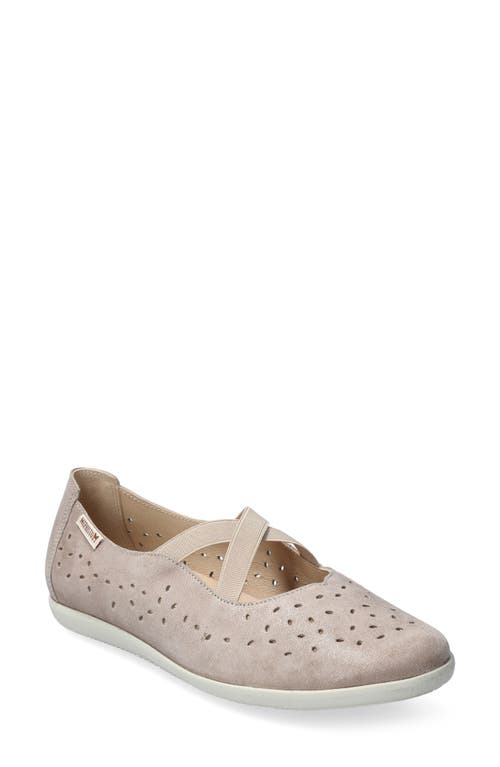 Mephisto Karla Perforated Slip-On Shoe in Light Taupe at Nordstrom, Size 8.5 M