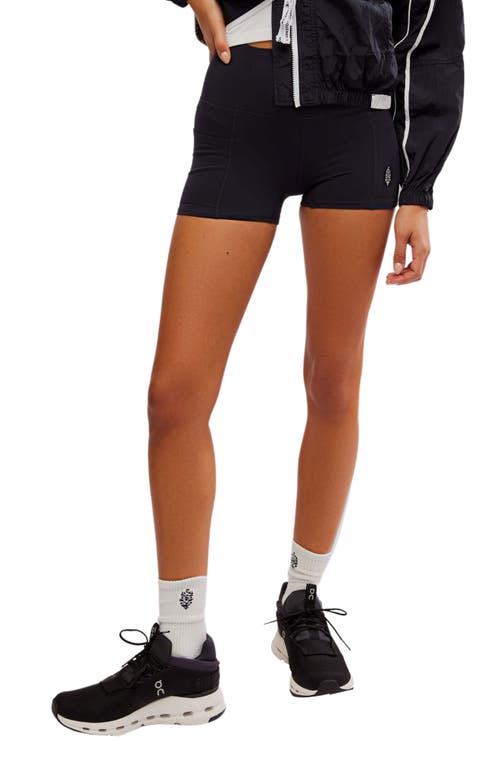 Shop Fp Movement By Free People Free People Fp Movement Never Better Pocket Bike Shorts In Black