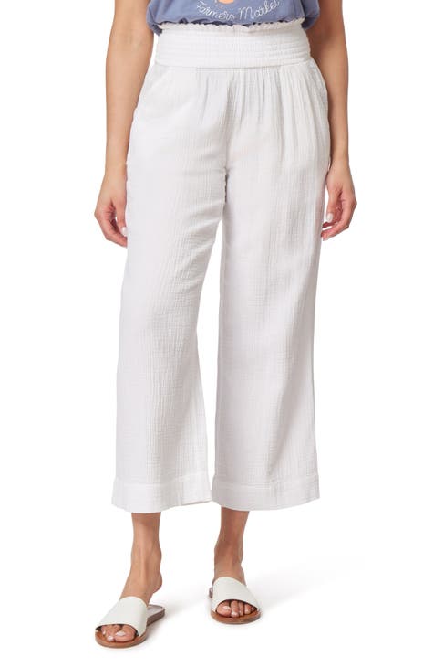 Women's White Cropped & Capri Pants | Nordstrom