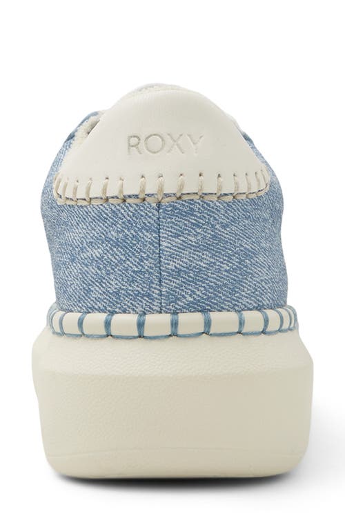 Roxy Stellar Platform Sneaker In Denim