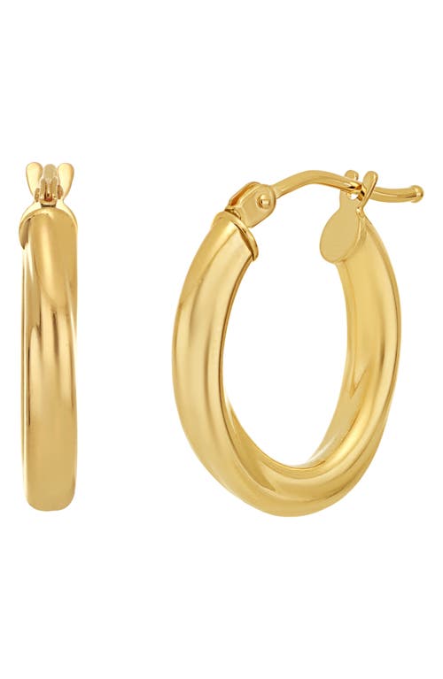 Bony Levy 14K Gold Twist Oval Hoop Earrings in 14K Yellow Gold