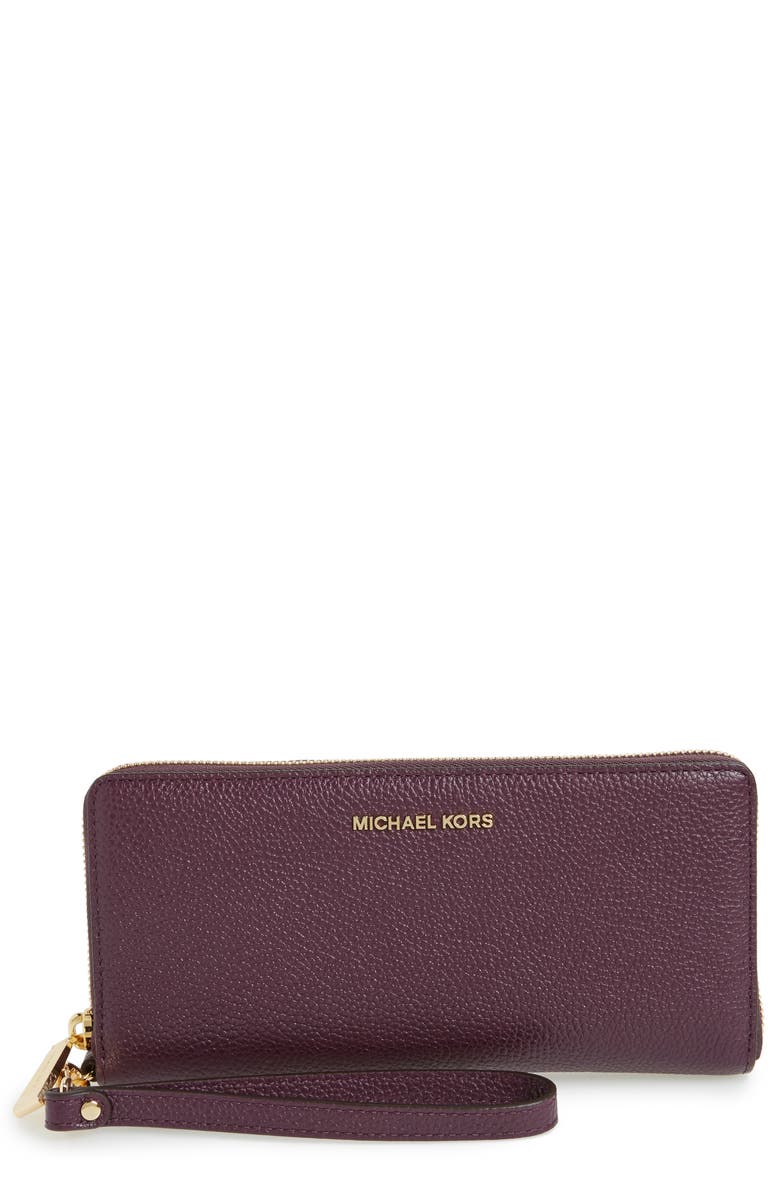MICHAEL Michael Kors 'Mercer' Leather Continental Wallet | Nordstrom